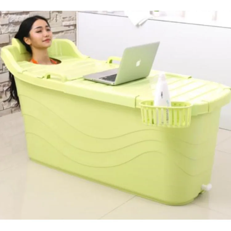 New products on china market PP5 material bathtubs portable tub soak bath with lid 139*70cm big size SPA tub