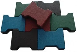 Уличная резиновая плитка Dog-Bone 20 мм по низкой цене от производителя