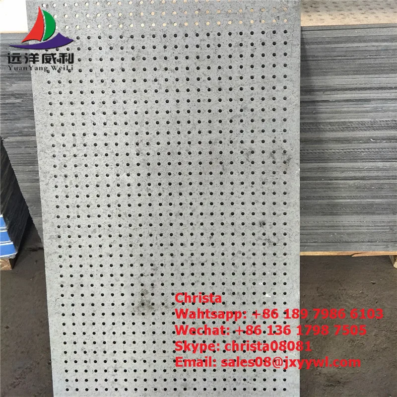 
fireproof perforated high quality price fibre cement 