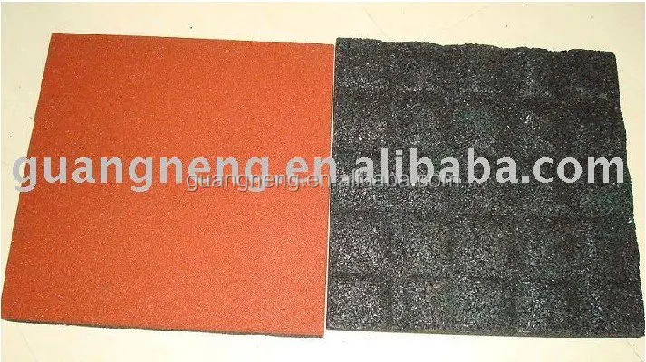 Rubber Sidewalks & Patio Blocks PAVER ,Recycled rubber floor tile
