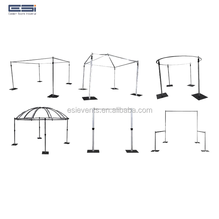 ESI factory Wholesale pipe and drape wedding backdrop stand for wedding