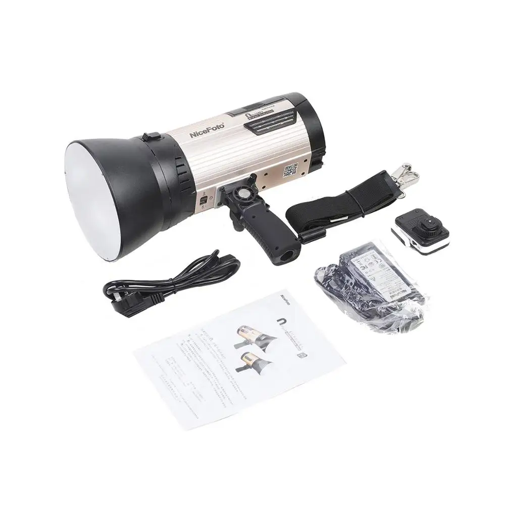 nflash680A NiceFoto 680ws Battery powered studio flash portable wireless flash light strobe flash light, photographic equipment