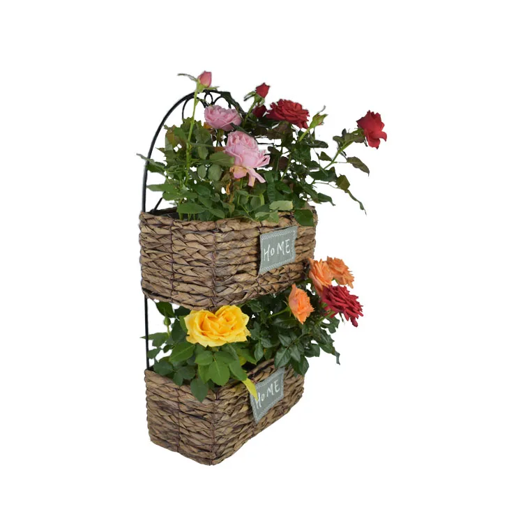 High Quality Handmade Wicker Flower Straw Basket (60843217431)