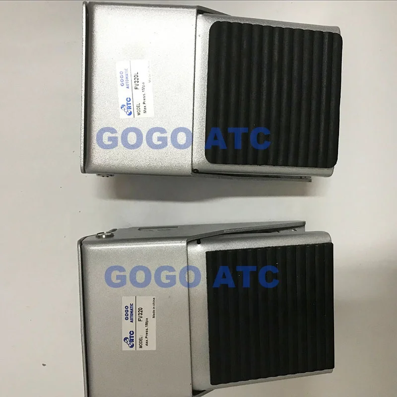 GOGOATC 4 way/3 way 2 position air pneumatic foot pedal valve 1/4 inch BSP FV420 FV420L FV320 FV320L Manual valve with lock