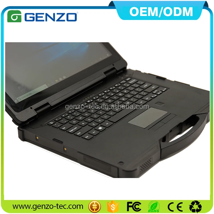 
14 inch IP68 Fully Rugged tablet notebook industrial computer laptop Computer with Fingerprint and RS232 DB9 