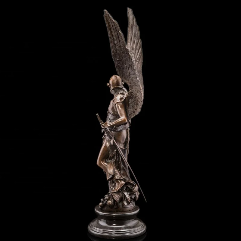 Soldier Statue Sculpture in Cast Bronze For Gift