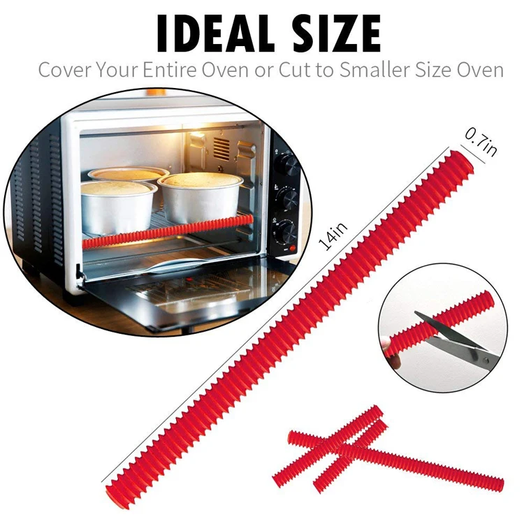 
BPA Free Heat Resistant Silicone Oven Rack Guard 