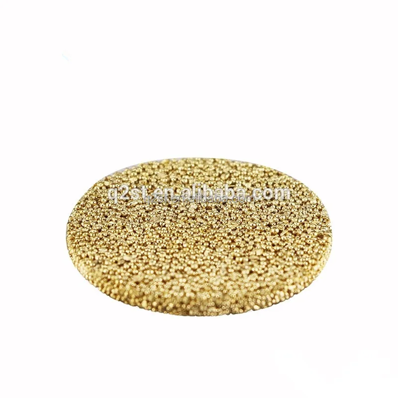 75 micron sintered bronze powder porous sintered bronze filter disc