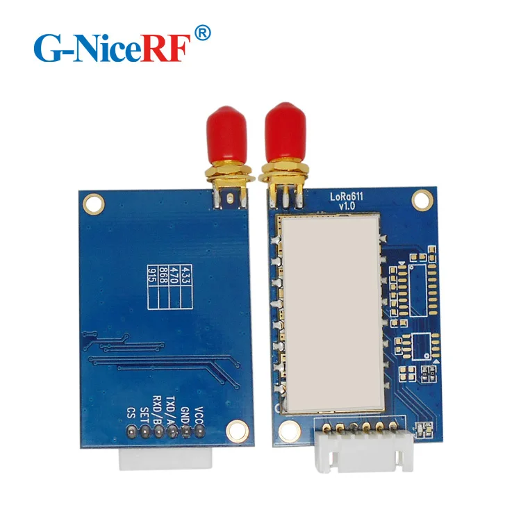 G-NiceRF LoRa611AES - 5Km 100mW 868/ 915MHz Wireless Transceiver LoRa Module with TTL/ RS232 /RS485