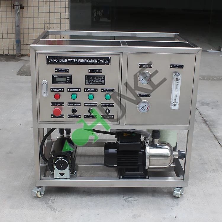 Sea Water Purifiers for Home 2TPD Distillation Equipment Small RO Seawater Desalination Plant for Ship