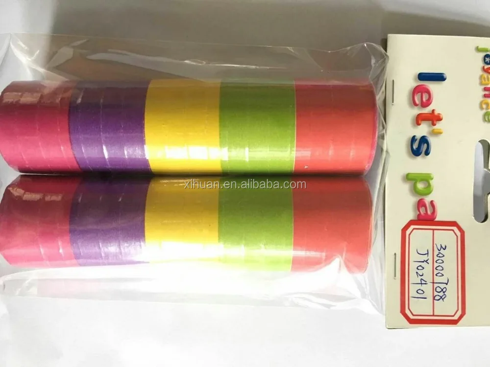 Party confetti streamers PVC Streamers confetti magic streamers