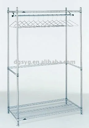 
Wall & Floor Garment Rack 