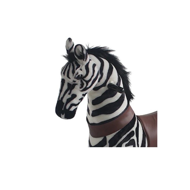 zebra ride on pony horse toys walking toy horse
