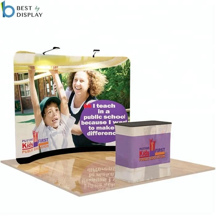 Aluminum tube frame tension fabric exhibition booth