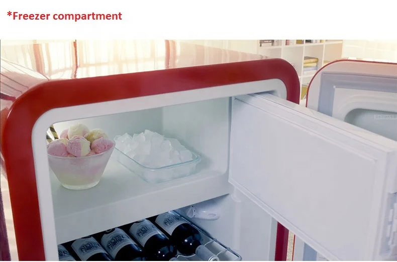 115L counter top mini bar fridge r600a refrigerant frost free OEM small frigo skincare protection compact Multi-function larder