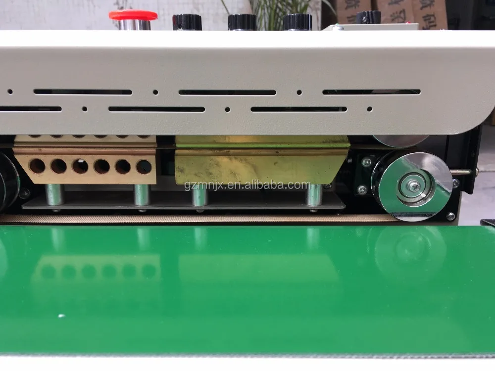 Portable Mini Soild Ink Continuous Horizontal Band Sealing Machine for envelope