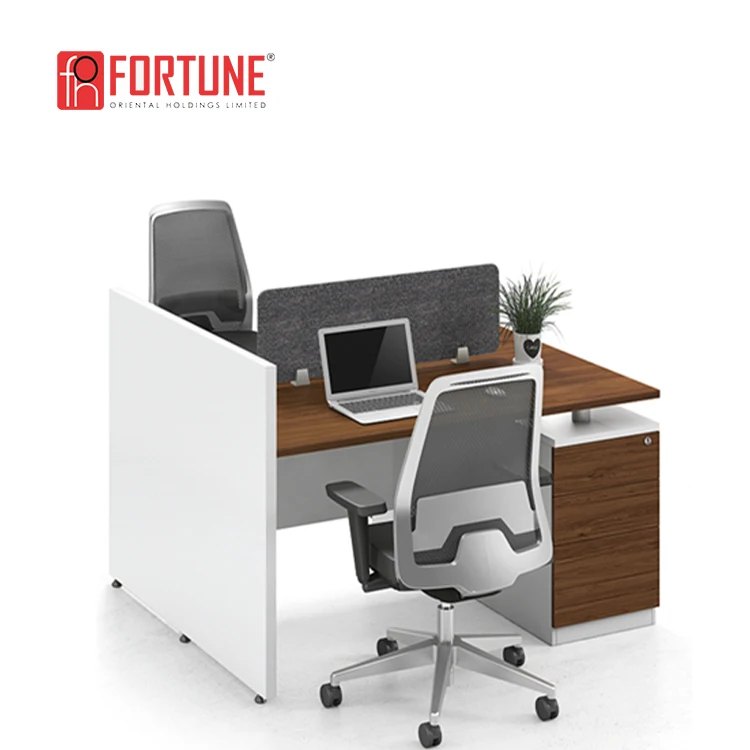 Новейшая модель; Дизайнерские туфли на низком офисная перегородка/офисной кабинки для 4 человек (FOH-6C-51-04)