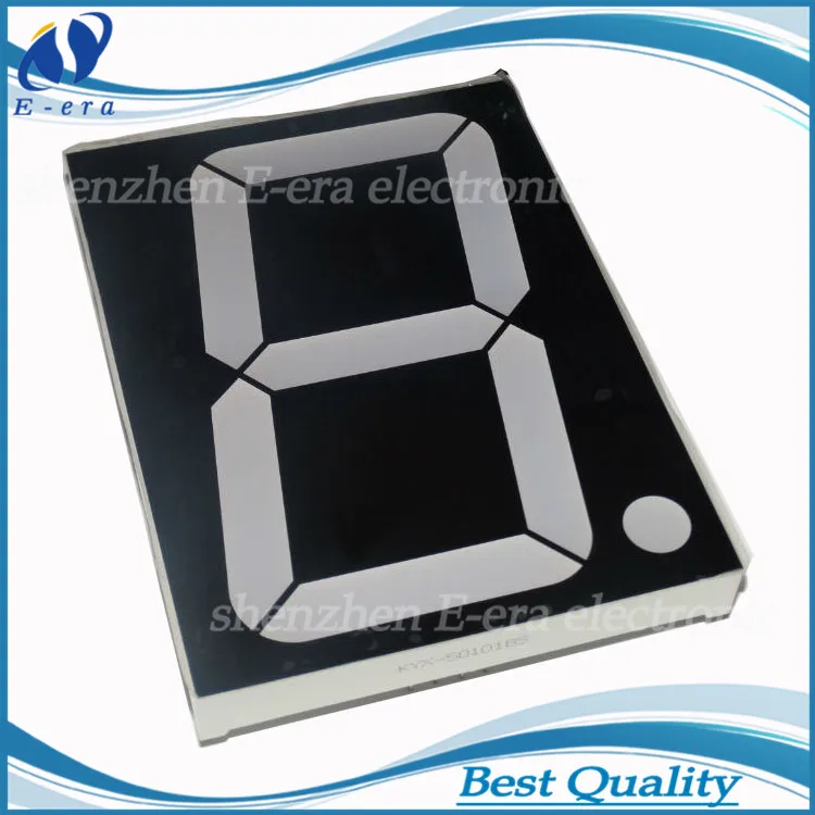 Shenzhen LED digital tube 5 inch 7 segment CA 10pins Red screen factory price wholesale