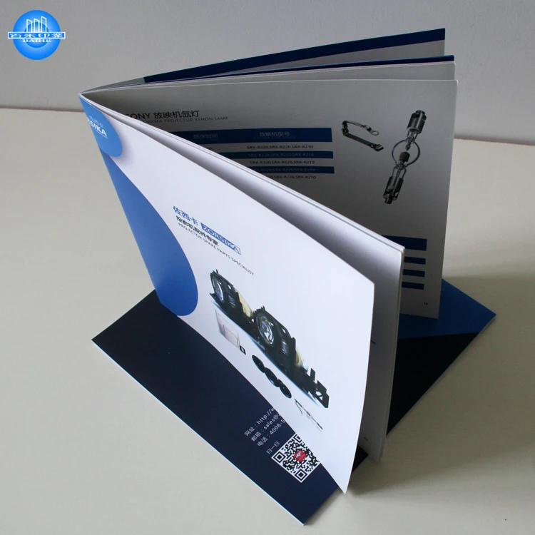 Cheap Custom Full Coloring Booklet Offset Printing Film Lamination Chart Paper CN;GUA Service Catalog Brochure Printing Hs-35
