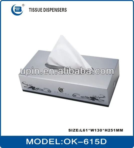 Специально отпечатанные прозрачный акриловый tissue box держатель для автомобиля