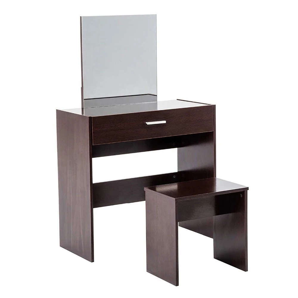 Hot Sale Modern simple design dressing table with mirror makeup dresser