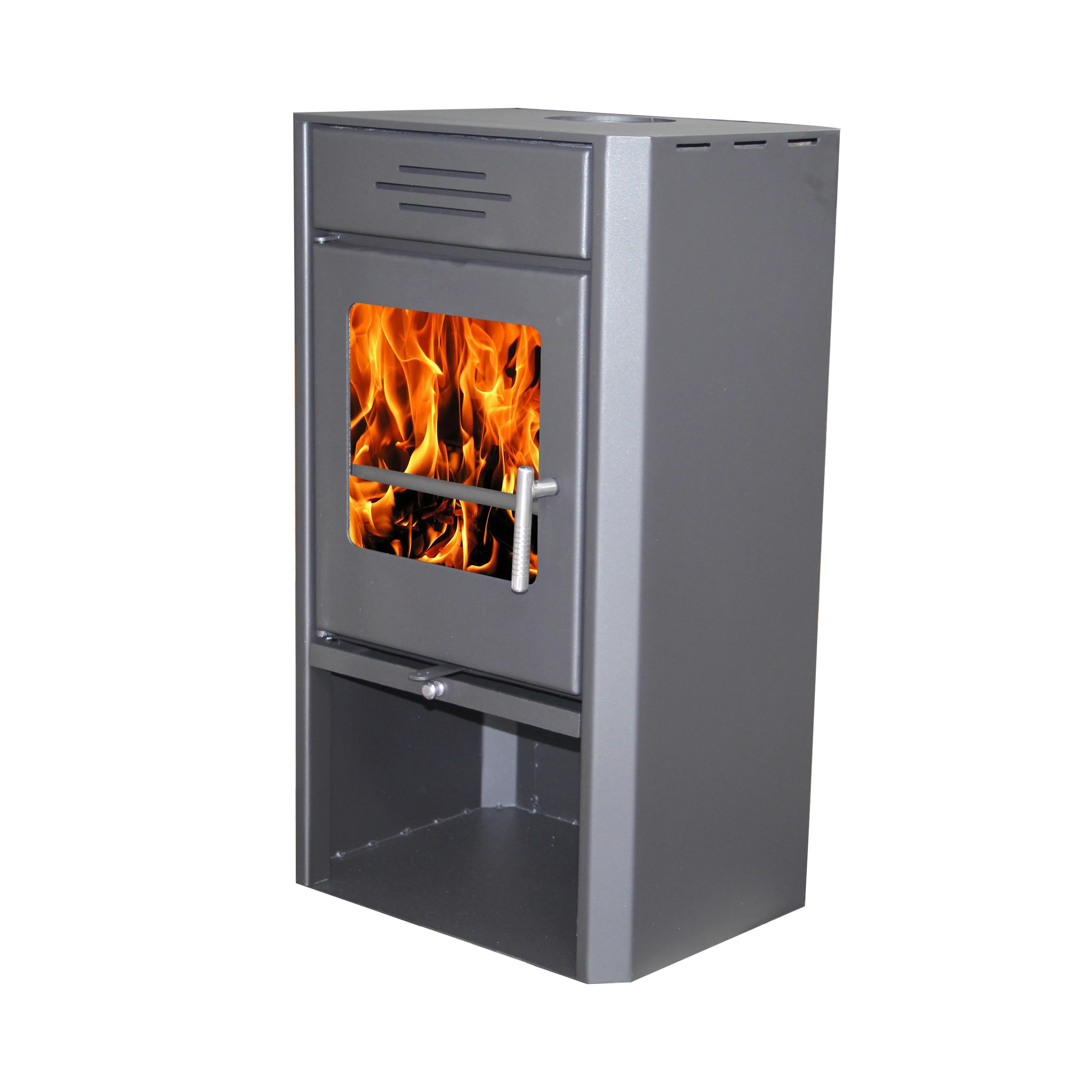 small steel indoor wood burning stove WM209