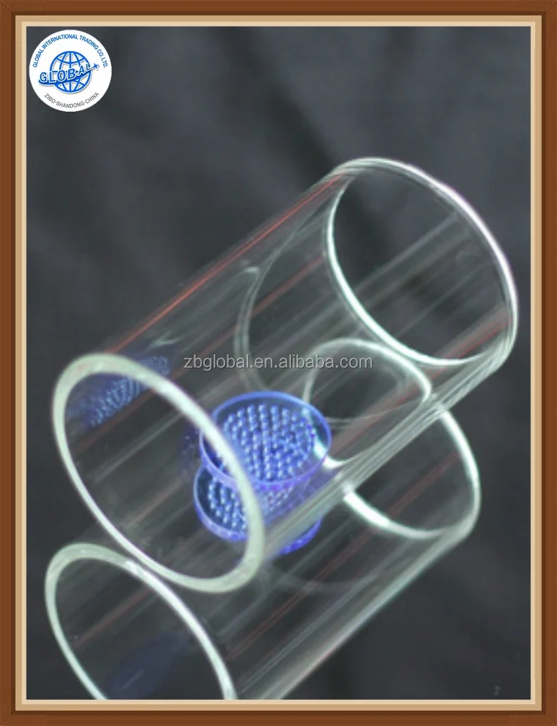 
 Полированная обработка поверхности и прозрачная кварцевая трубка типа 3,3, боросиликатная стеклянная трубка  