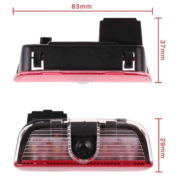 4 *pcs For VW CC Led 3D Shadow Car Logo Door Light High Definition Led Auto Lamp Sales