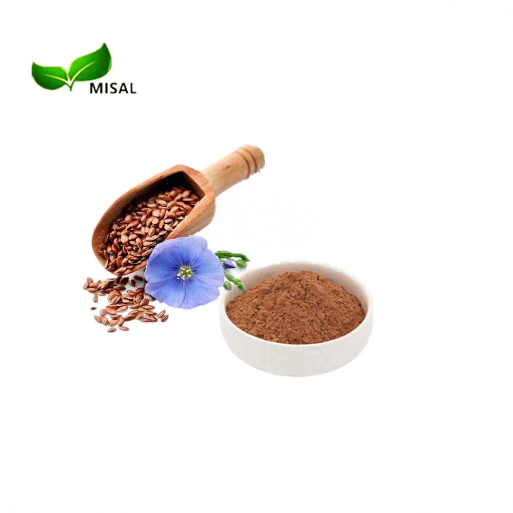 100% supply Flax Seed Extract Powder, Flax Lignans 20%-60%