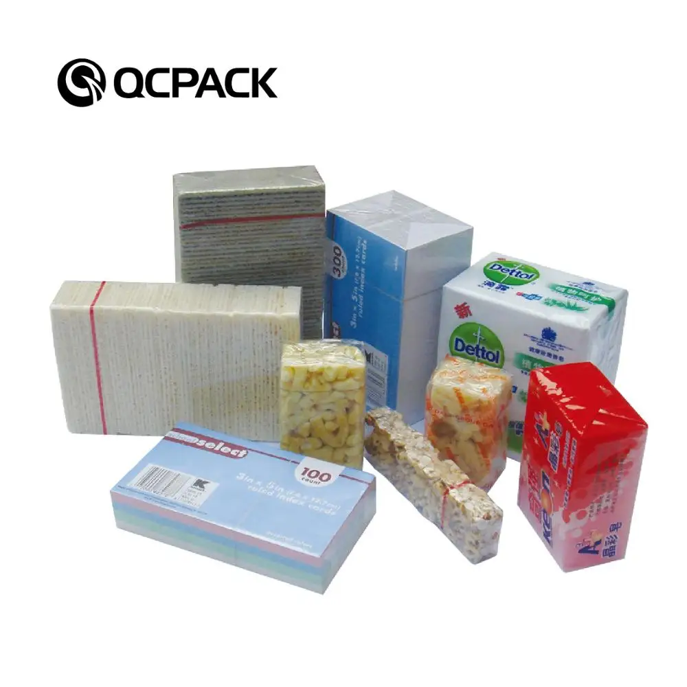 Automatic Snacks Food Heat Shrink Cellophane Packaging Machine