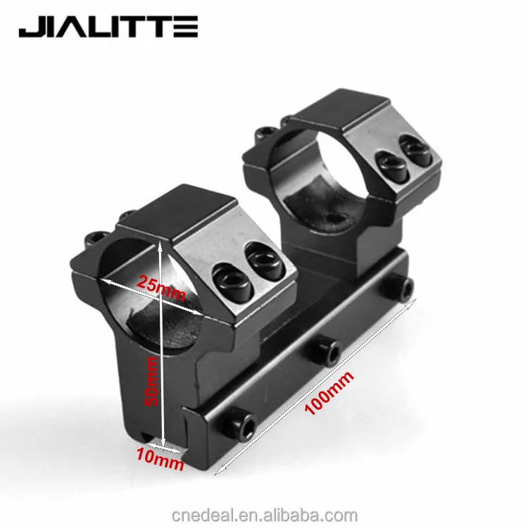 Jialitte 11mm Rail Scope Mount with 25.4mm Diameter Scope Rings for Hunting Rifle Scope J090