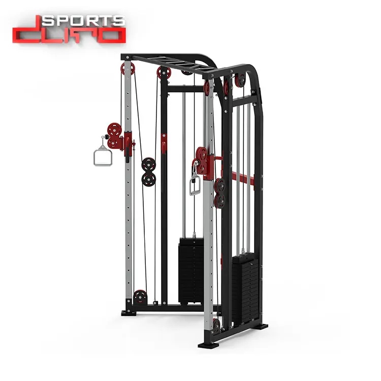 Customized manufacturer sliver fitness equipment exercise sports dual cable cross