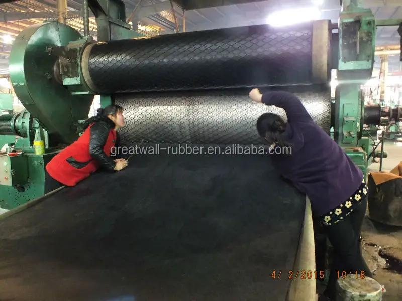 Алмазный паз ромбовидный шкив резиновый лист