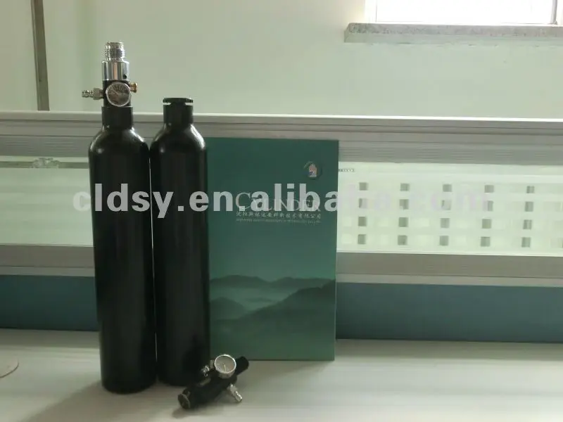 aluminum gas cylinder, Air cylinder, CO2 tank, paintball gun cylinder, paintbal valve, high pressure