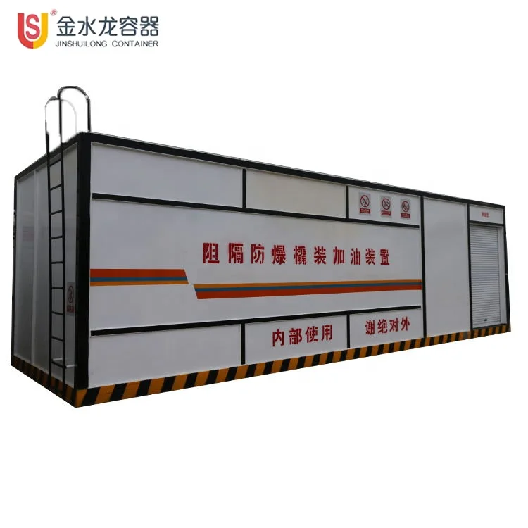 
20 m3 double container mobile filling gas station 