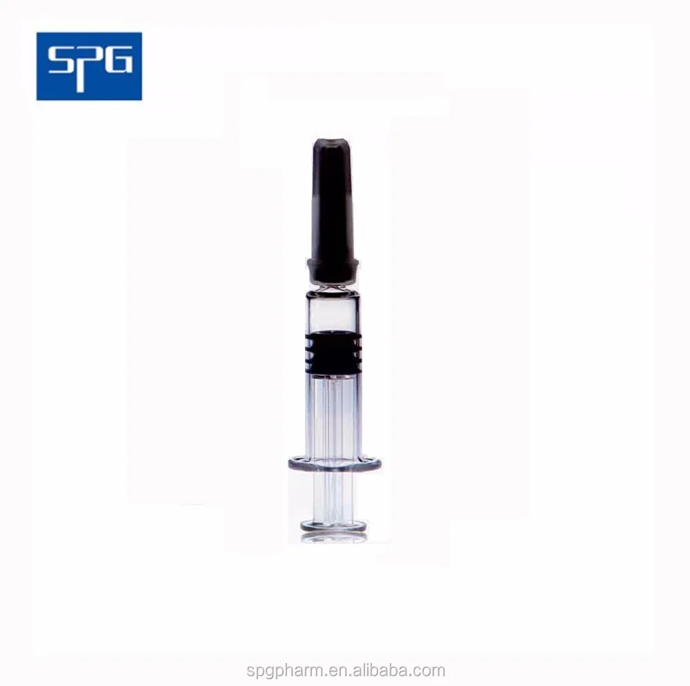 HIgh quality sterile Glass prefilled syringe lml long with needle