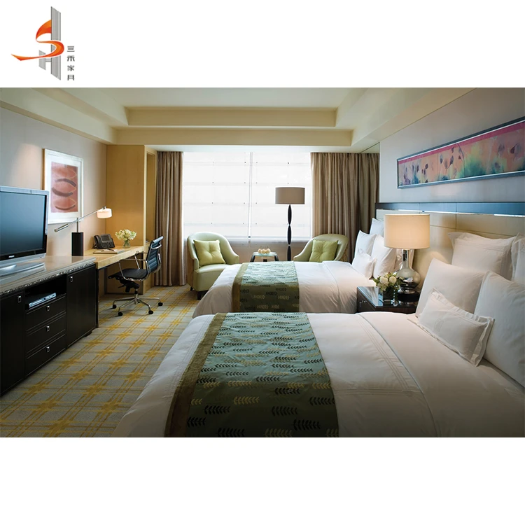 
5 star sheraton modern wooden hotel bedroom furniture 