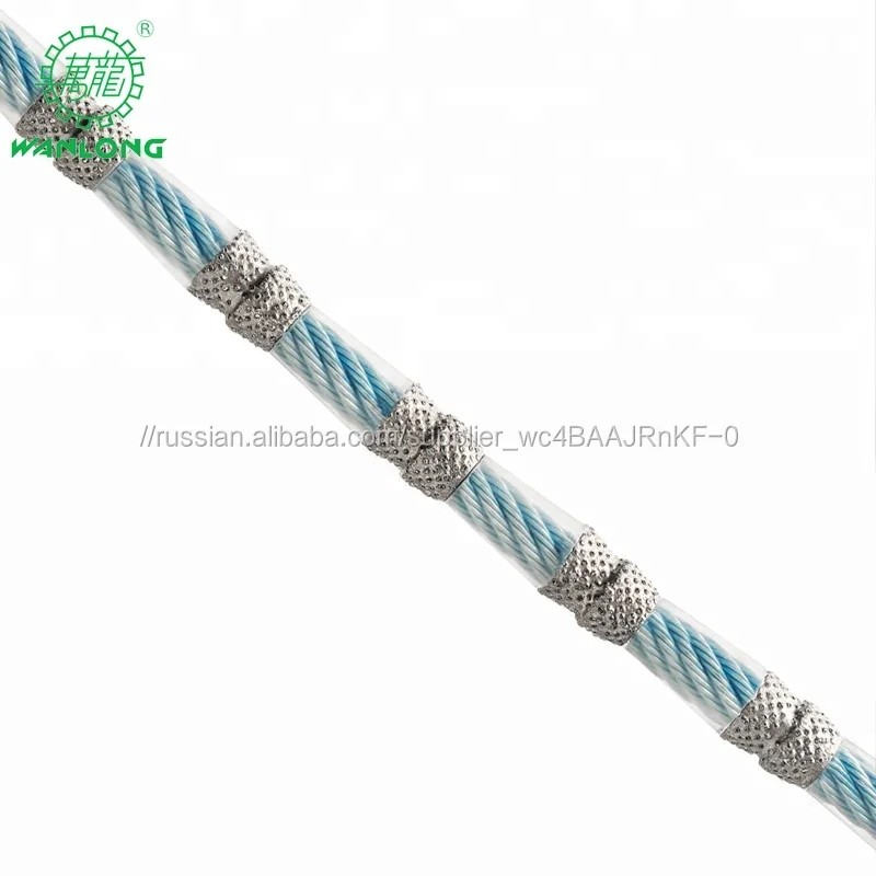 Вакуумная паяная Алмазная Проволока Пила для мраморной карьер каменной резки сделано в Китае