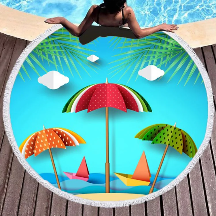 Cheap Embroidered Personalized Animal Print Beach Towel Canada