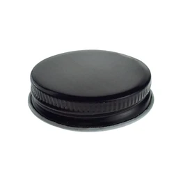 Air tight 38-400 Black Screw Tin-plated Lids For 1OZ Cosmetic Jar
