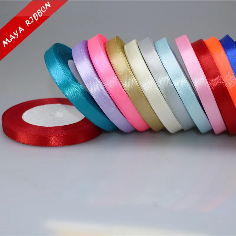 7/8 to 3 inch 100%polyester double face satin ribbon