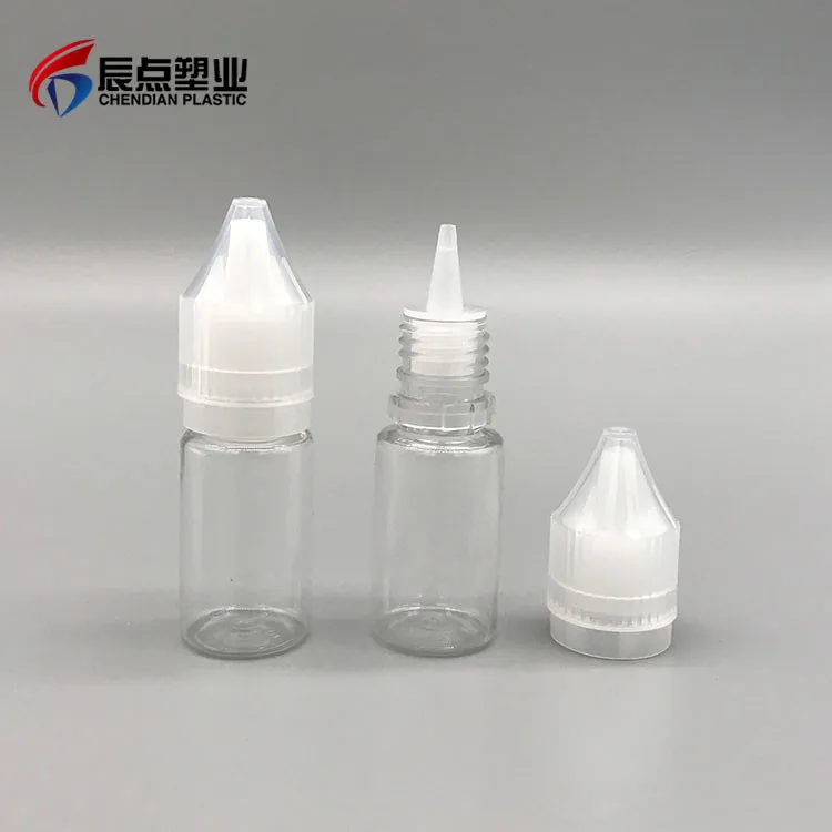 Новые продукты безопасности пункта сок 10 мл 20 мл 30 мл ПЭТ янтаря капельницей с крышки твист