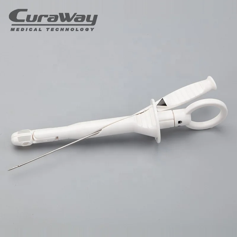 Factory Disposable Medical Supply Sterile Endo Fascial Closure Device for ligation in Abdominal  Surgery Surgical Instrument