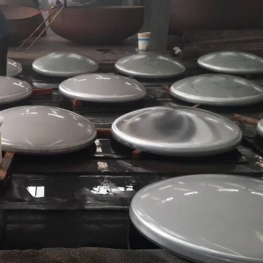 SS 304 stainless steel elliptical dish heads for LNG tanks