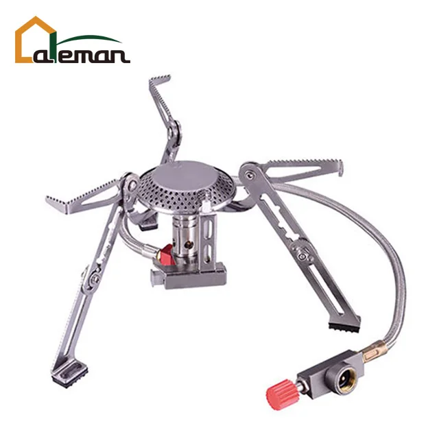 Portable Mini Camping Gas Burner, Folding and Adjustable Height Hiking Gas Stove Accepting OEM Orders