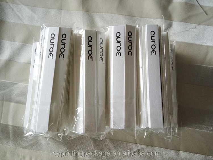 Custom logo perfume test strip fragrance scent paper
