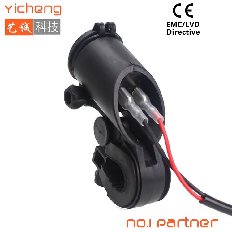 3.1A Dual Bike Motorbike Handlebar Mount Mobile Phone Motorcycle USB Charger
