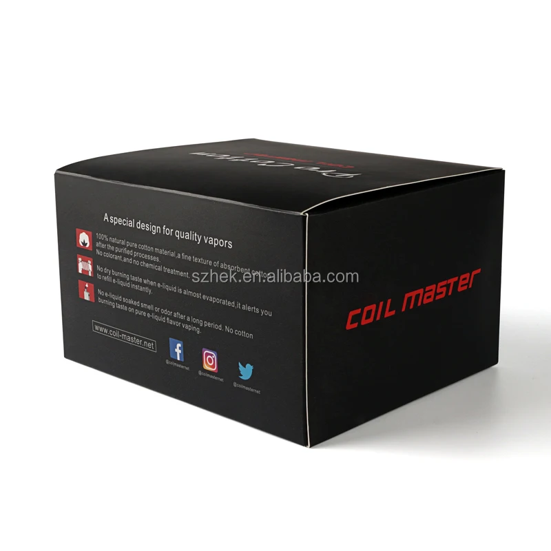 
100% Original Coil Master Pro Cotton 100% Natural Pure Cotton USA Made Cotton Perfect for vape 