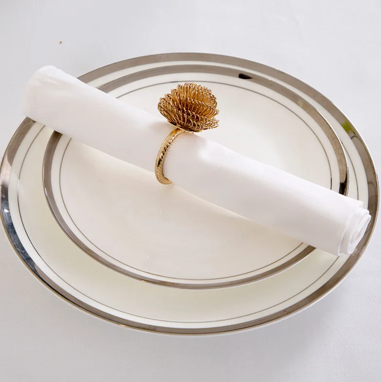 100% cotton white table napkin for restaurant hotel event