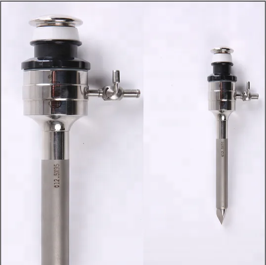 Euprun reusable trocar cross-shape type trocar cannula 5mm 10mm factory price customization instruments for laparoscopic surgery